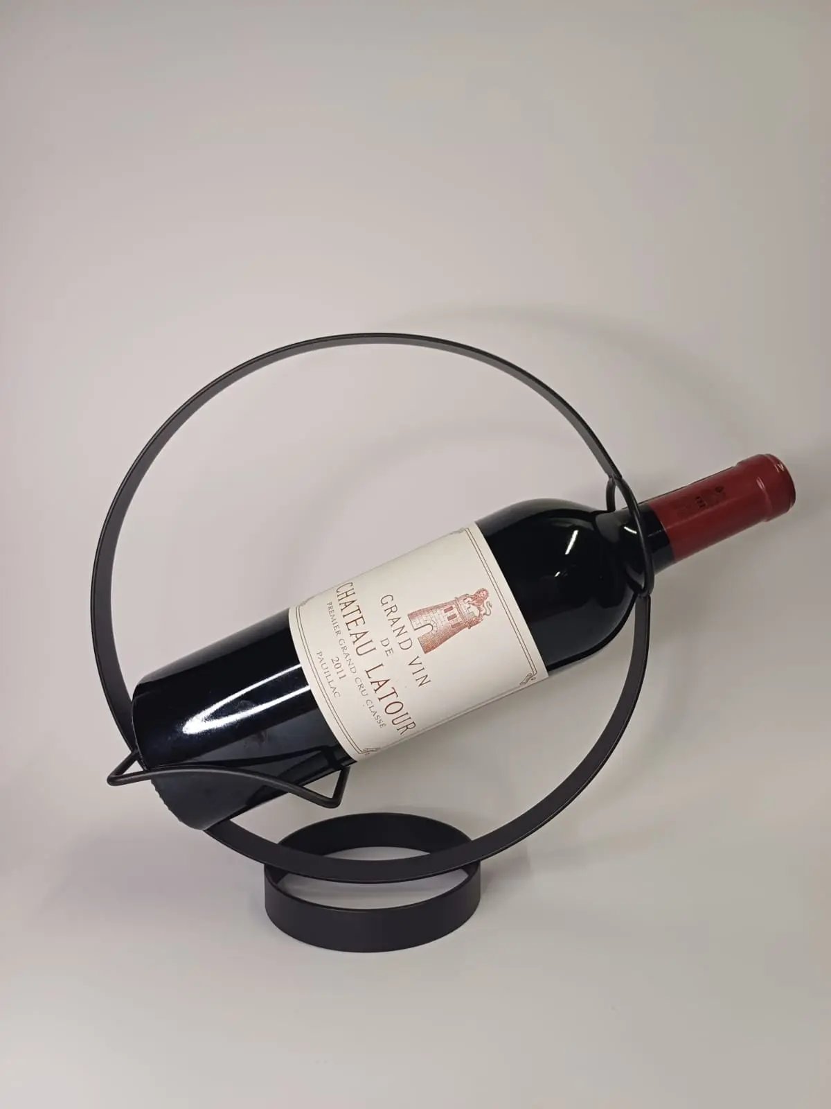 Porte-bouteille design "Éclipse Noire" Vinaé