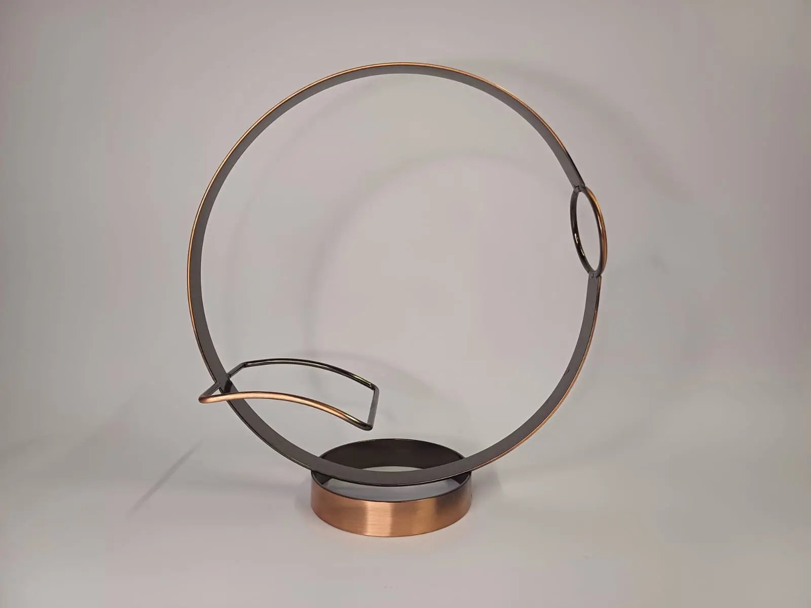 Porte-bouteille design "Éclipse Cuivrée" Vinaé