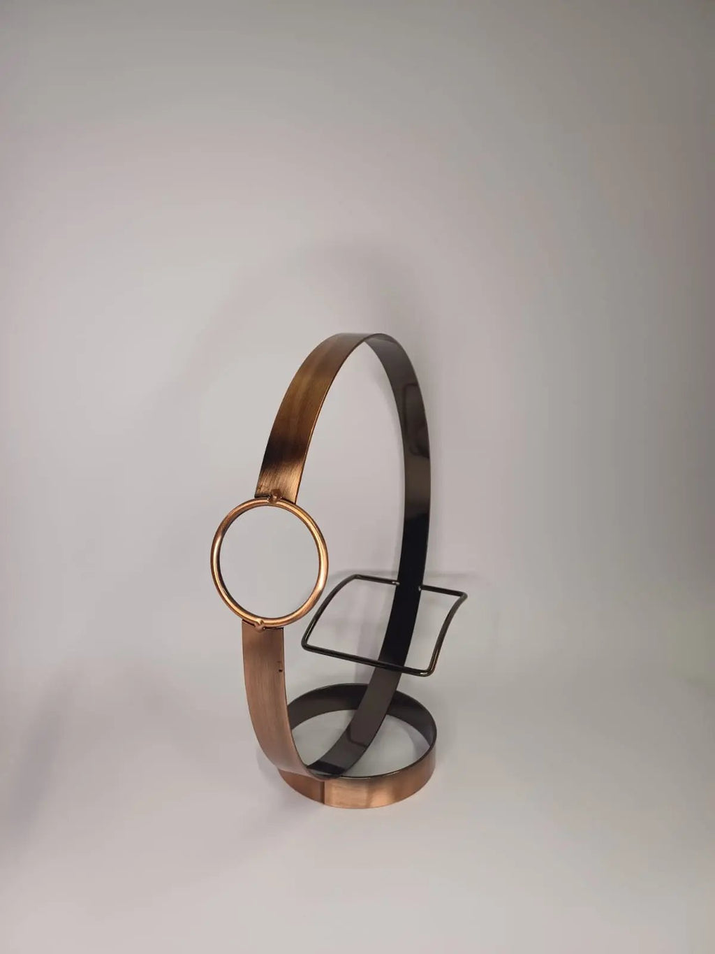 Porte-bouteille design "Éclipse Cuivrée" Vinaé