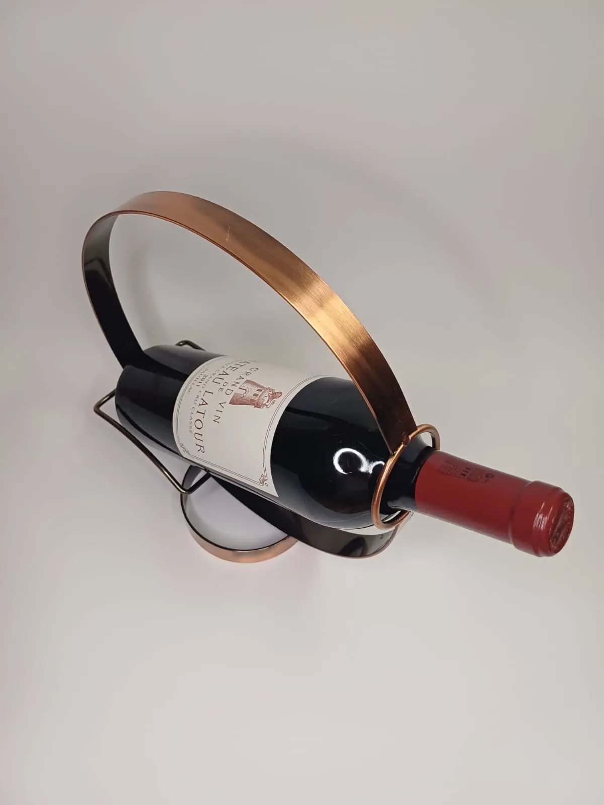 Porte-bouteille design "Éclipse Cuivrée" Vinaé