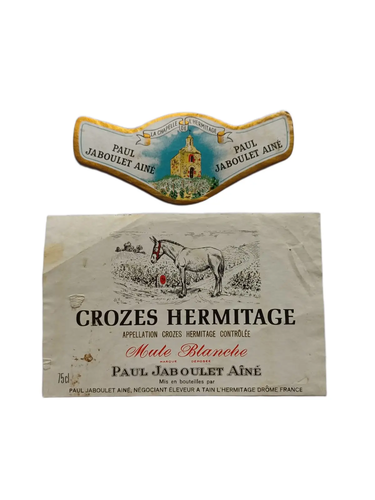 Étiquette vin Crozes-Hermitage – Paul Jaboulet Ainé Vinaé