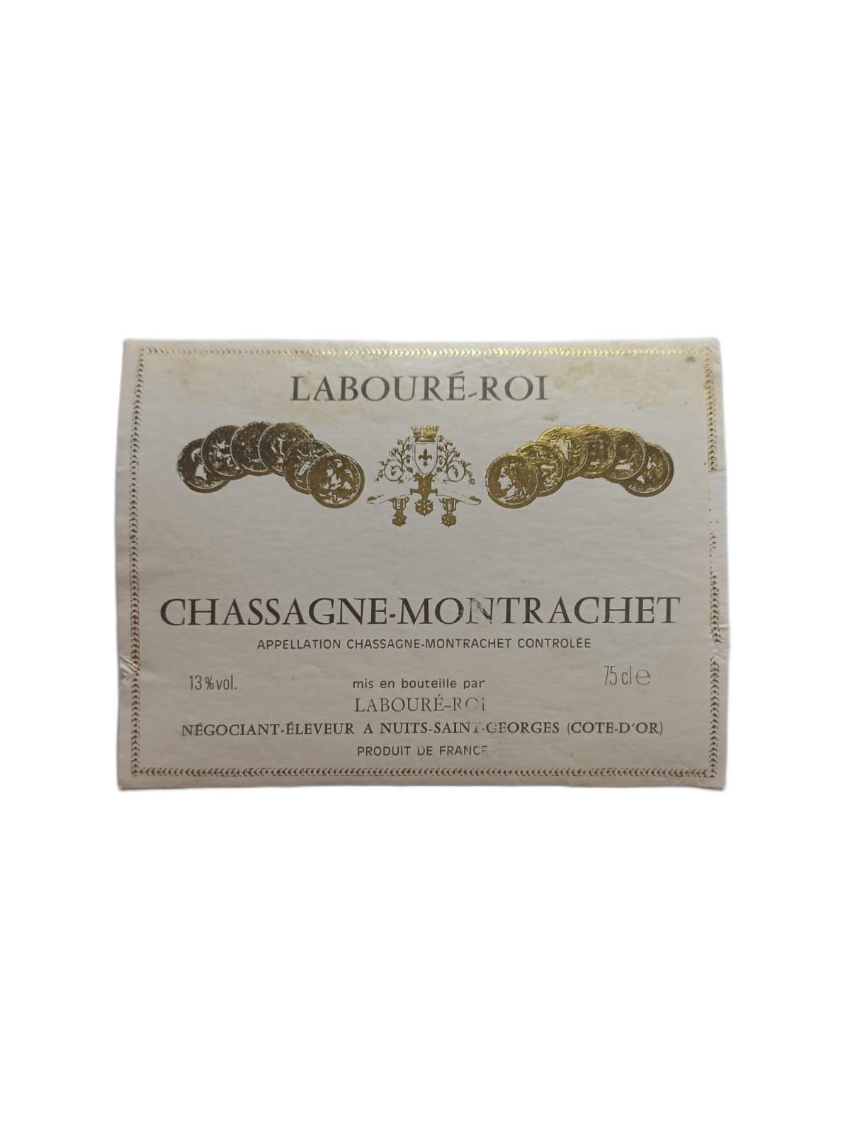 Étiquette vin Chassagne-Montrachet – Labouré-Roi Vinaé