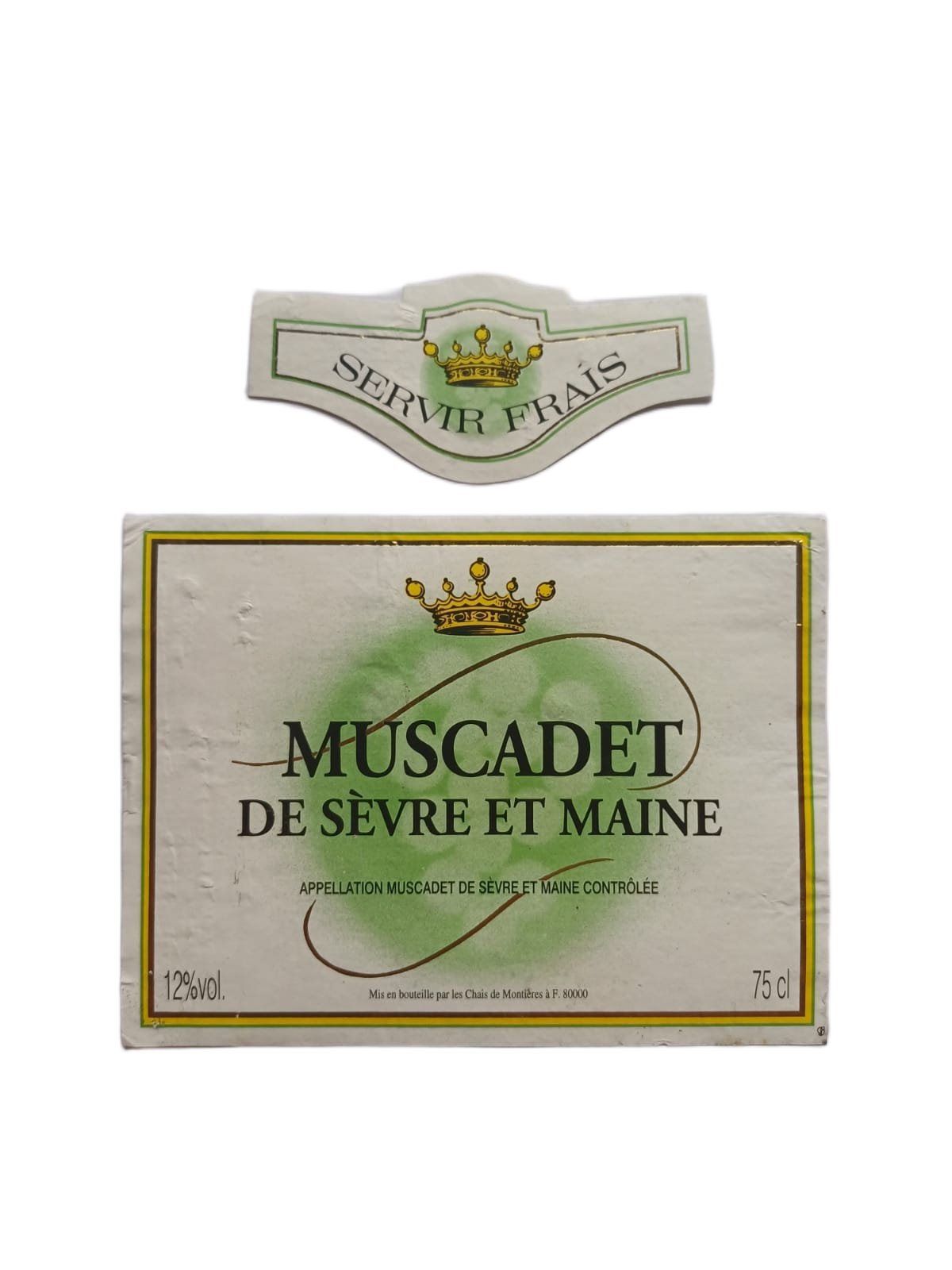 Étiquette vin Muscadet – Les Chais de Montières Vinaé