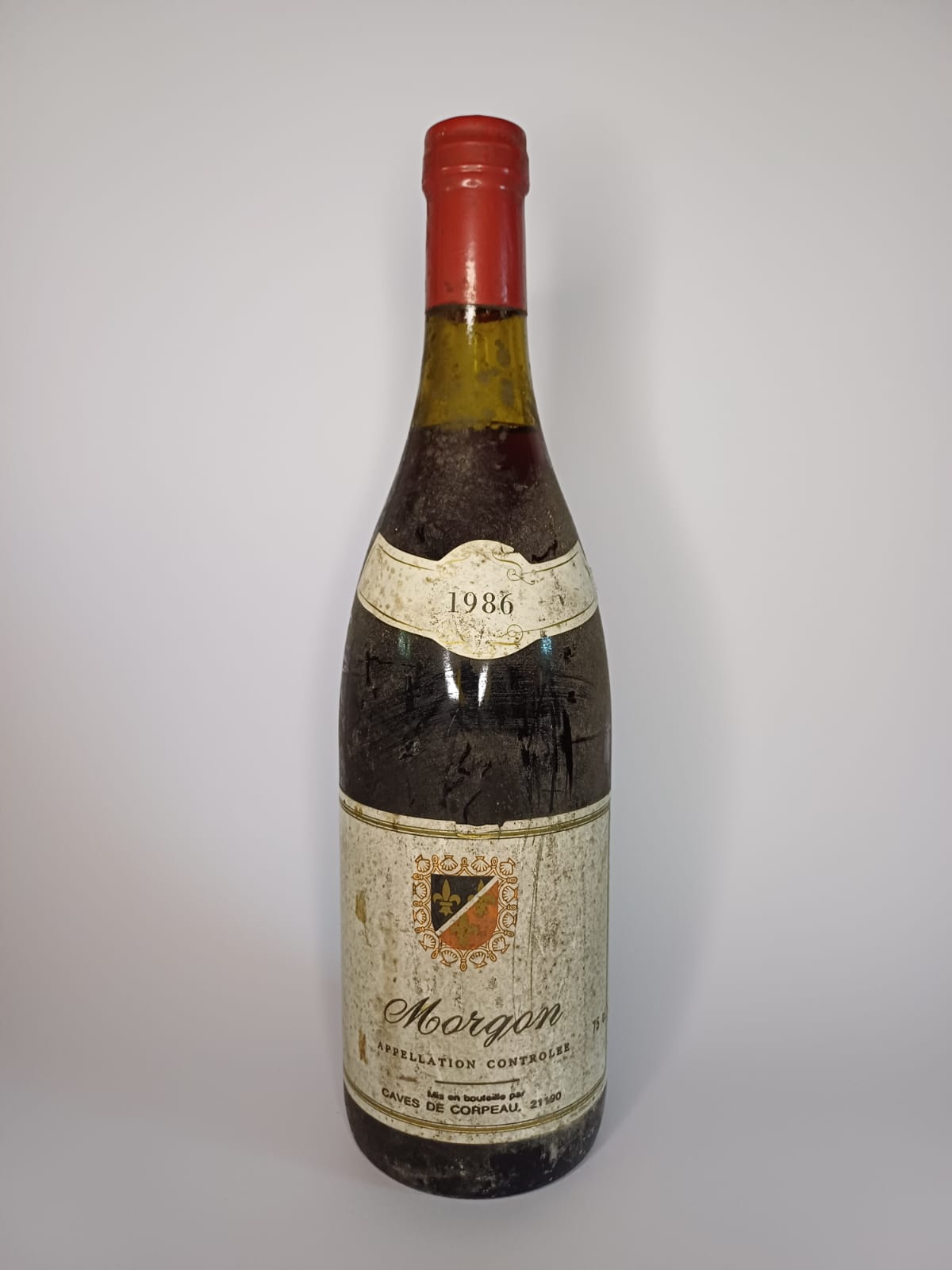 Bouteille de vin Morgon 1986 – Caves de Corpeau Vinaé
