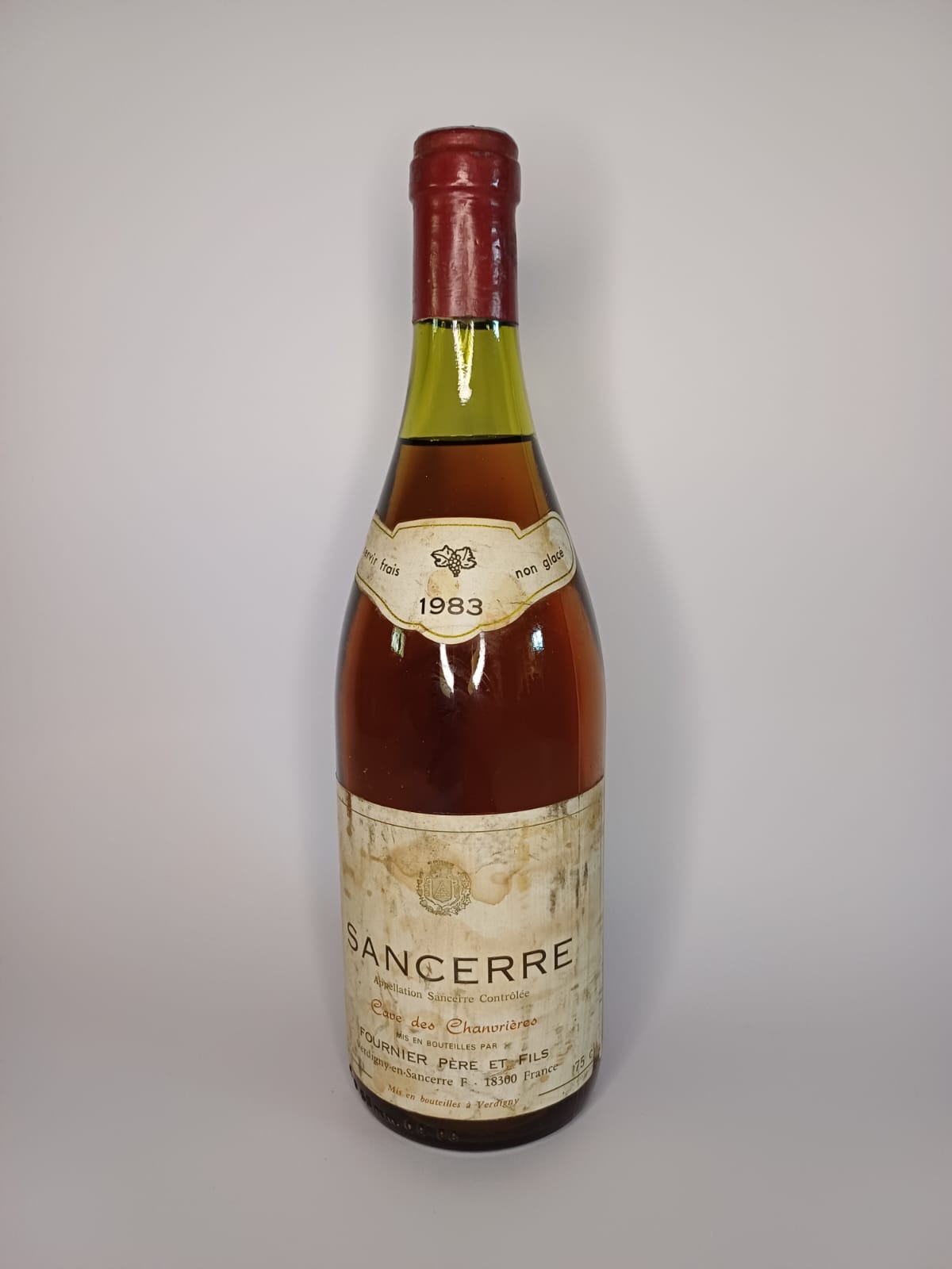 Bouteille de vin Sancerre 1983 – Fournier Père & Fils Vinaé