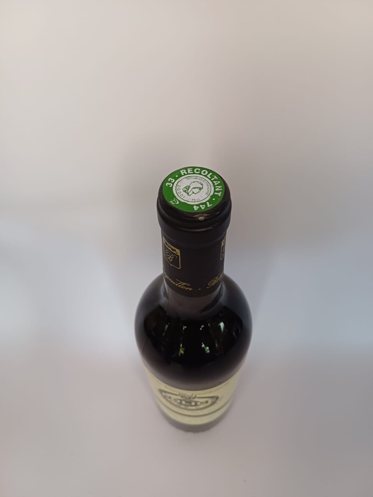 Bouteille de vin Cuvée Escorte présidentielle Police 2004 – Côtes de castillon Vinaé