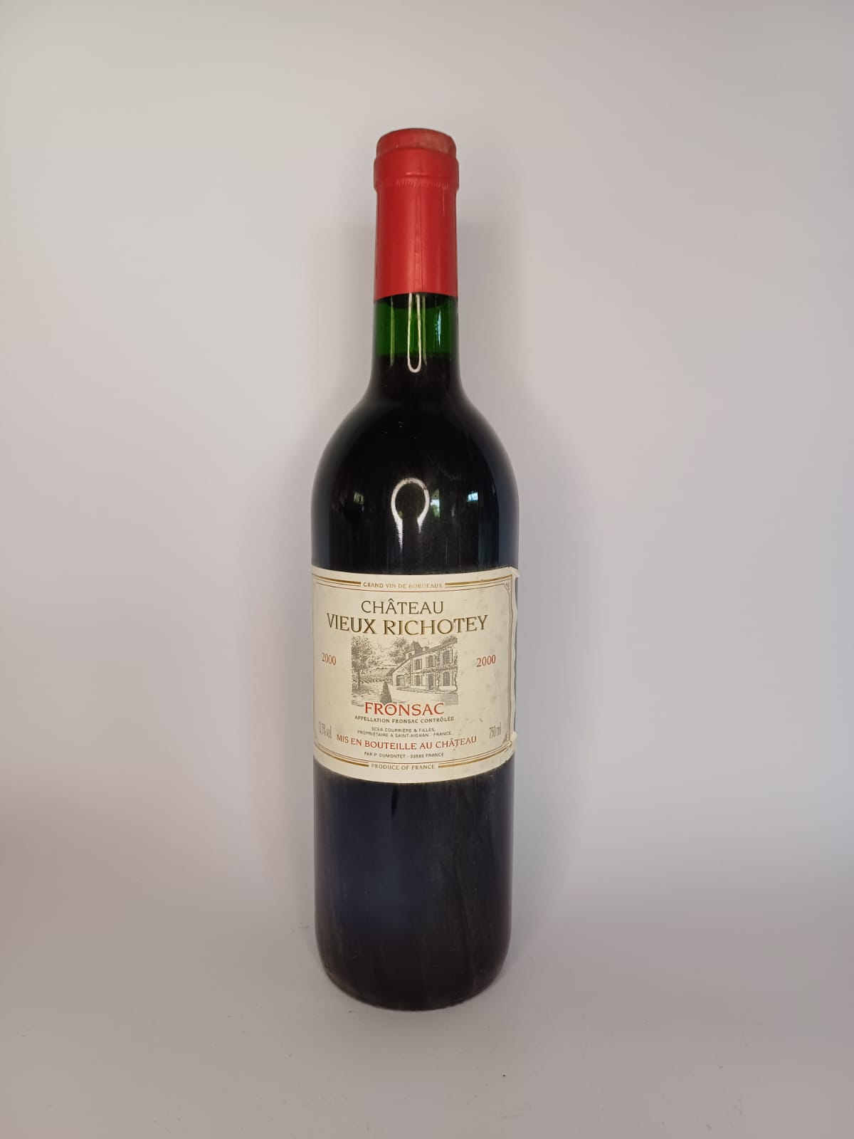 Bouteille de vin Château Vieux Richotey 2000 – Fronsac Vinaé