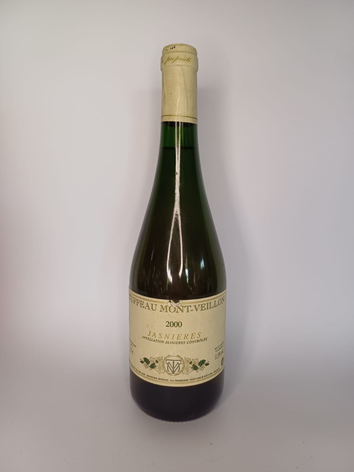 Bouteille de vin Tuffeau mont-veillon 2000 – Jasnieres Vinaé