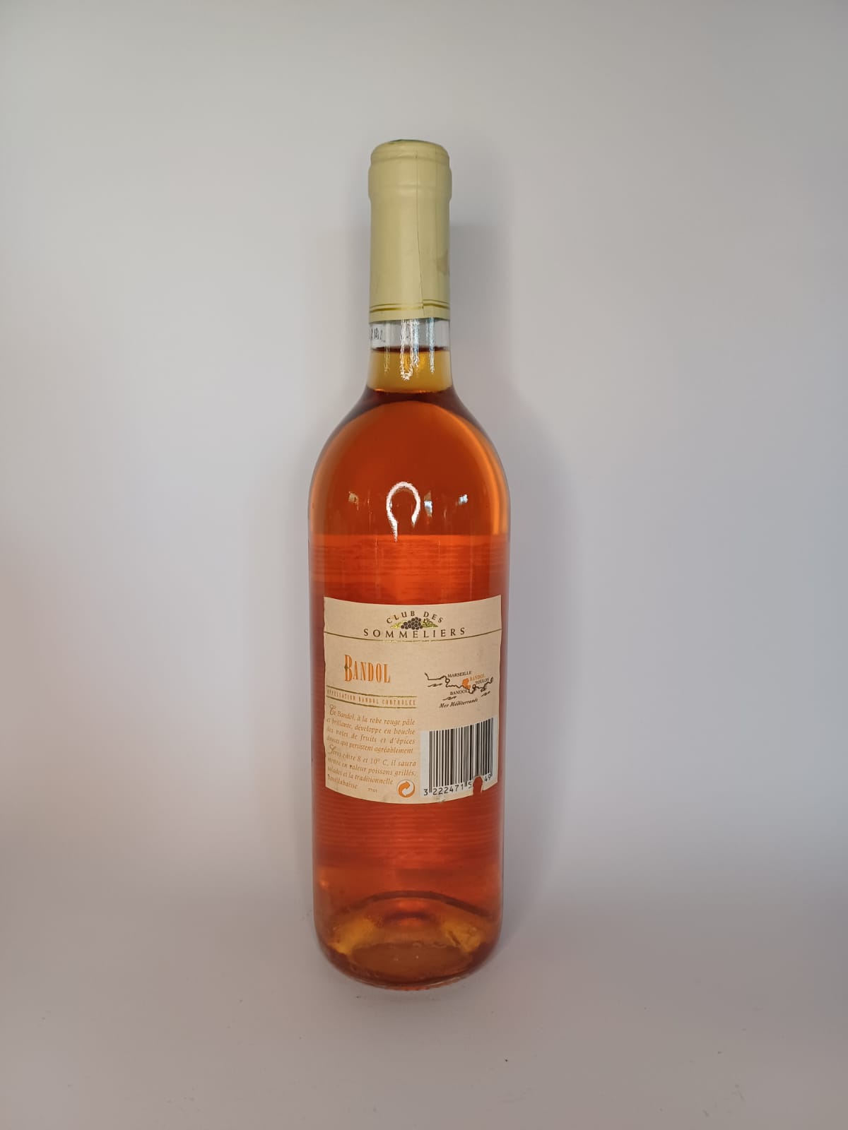 Bouteille de vin Bandol 2000 – Club des sommeliers Vinaé