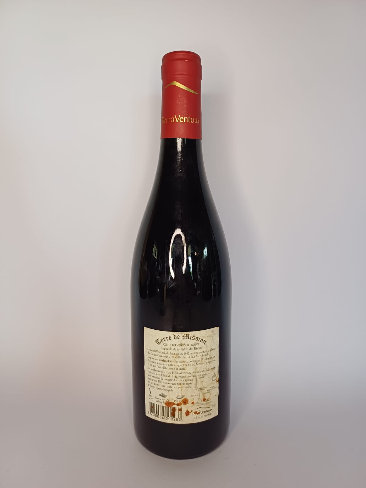 Bouteille de vin Côtes du Ventoux 2002 – Cave Terraventoux Vinaé