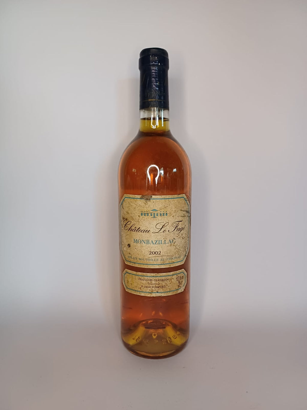 Bouteille de vin Montbazillac 2002 – Château Le Fagé Vinaé