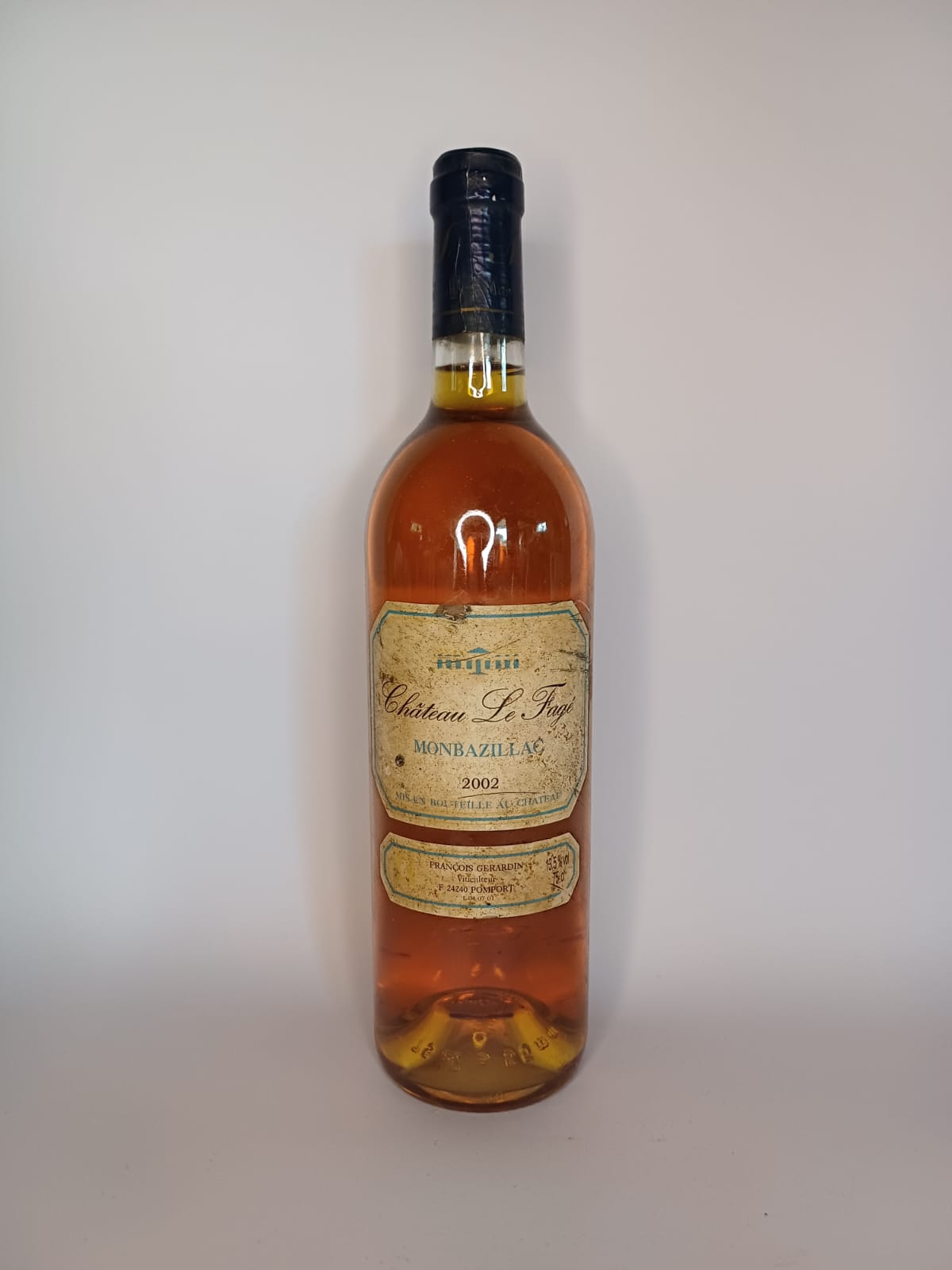 Bouteille de vin Montbazillac 2002 – Château Le Fagé Vinaé