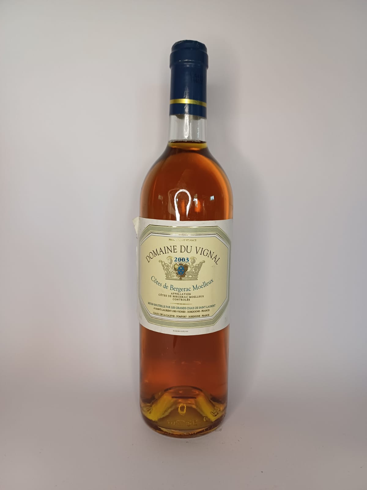 Bouteille de vin Domaine du vignal 2003 – Côtes de Bergerac Vinaé