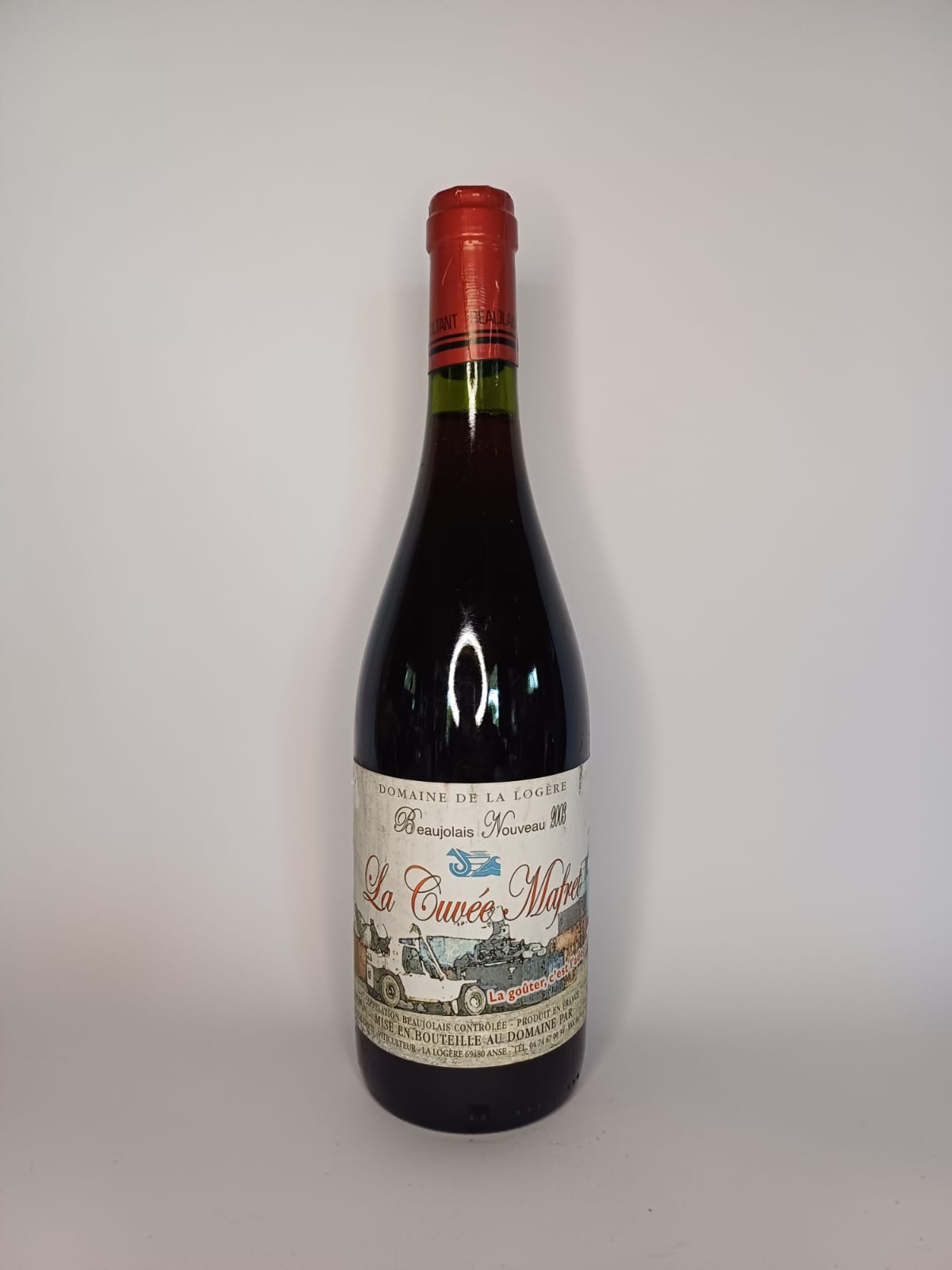 Bouteille de vin Beaujolais Nouveau 2003 – Domaine de la logère Vinaé