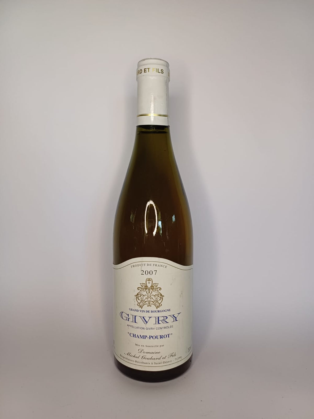 Bouteille de vin Givry 2007 – Domaine Michel Goubard et Fils Vinaé