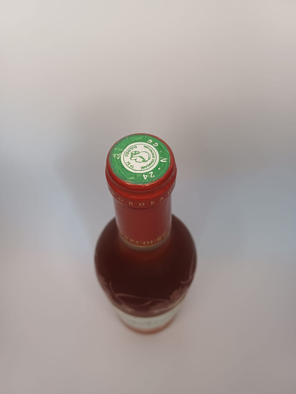 Bouteille de vin Bordeaux Rosé 2004 – Cellier Yvecourt Vinaé