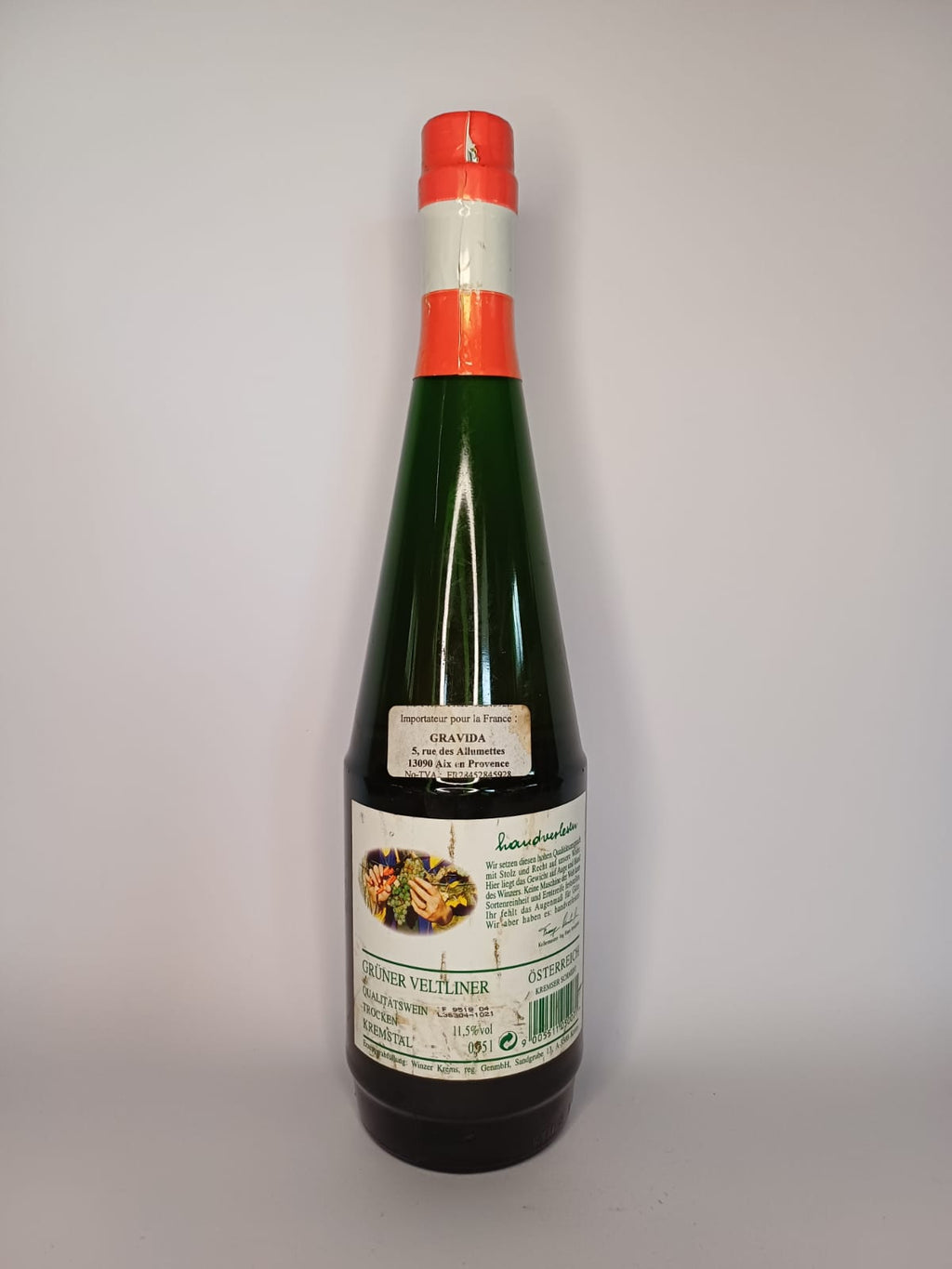 Bouteille de vin Grüner Veltliner 2004 – Kremser Schmidt Vinaé