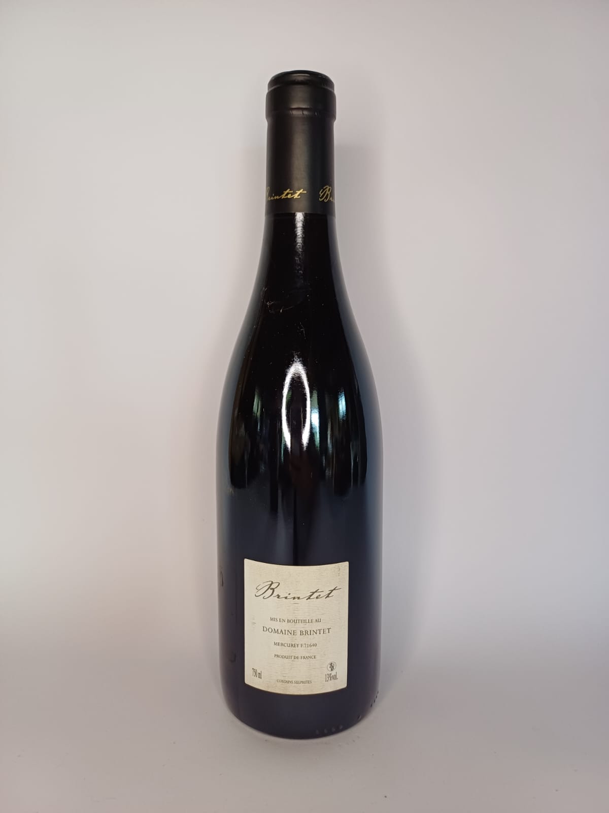 Bouteille de vin Mercurey vieilles vignes 2006 – Domaine Brintet Vinaé