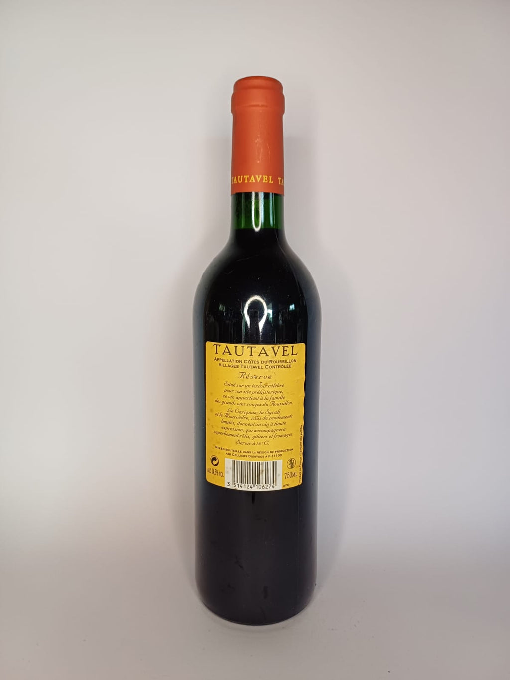 Bouteille de vin Côtes du Roussillon 2006 – Celliers Dionysos Vinaé