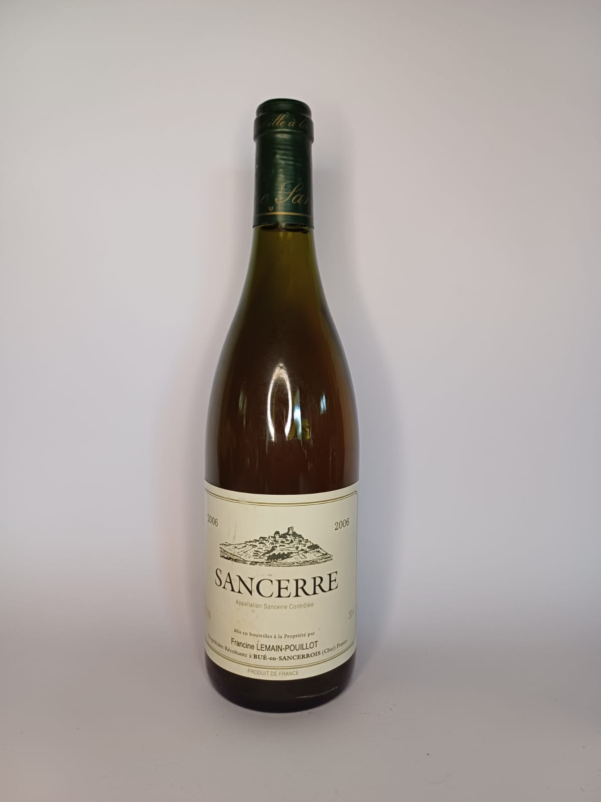 Bouteille de vin Sancerre 2006 – Francine Lemain-Pouillot Vinaé