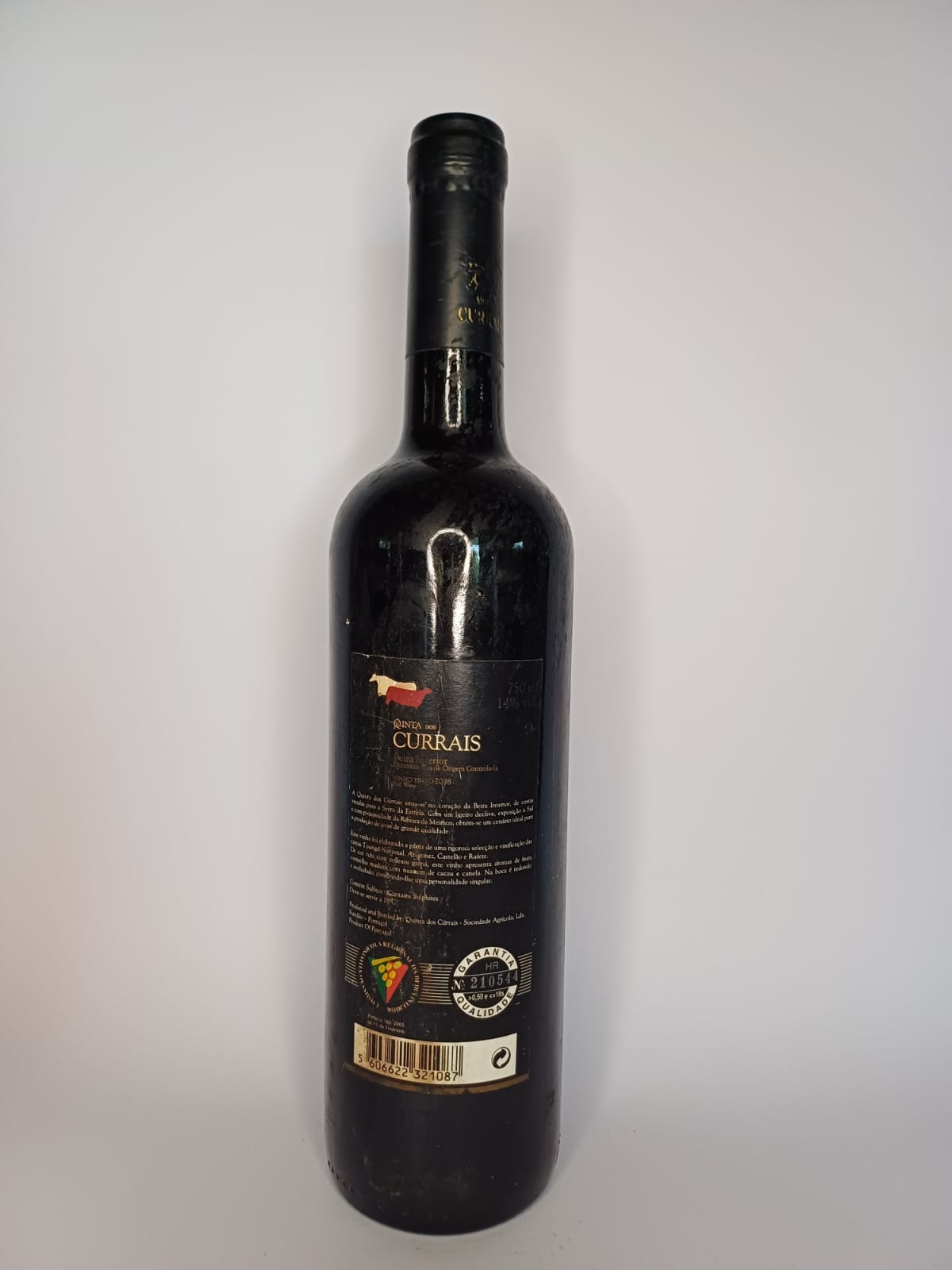 Bouteille de vin Portugal 2008 – Quinta dos Currais Vinaé