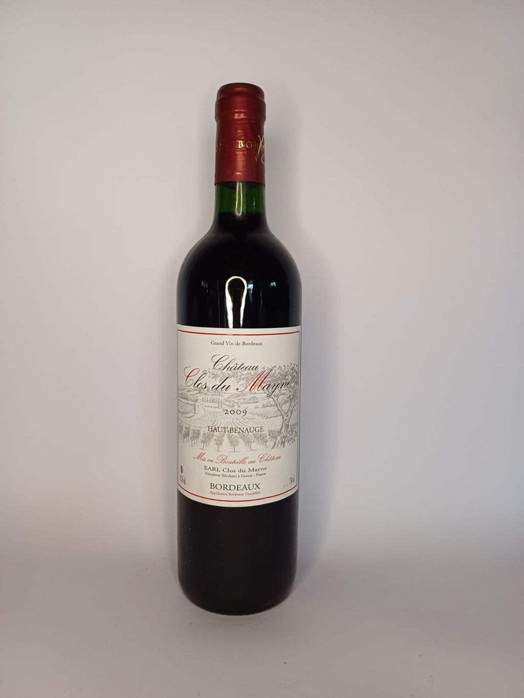 Bouteille de vin Bordeaux 2009 – Château Clos du Mayne Vinaé