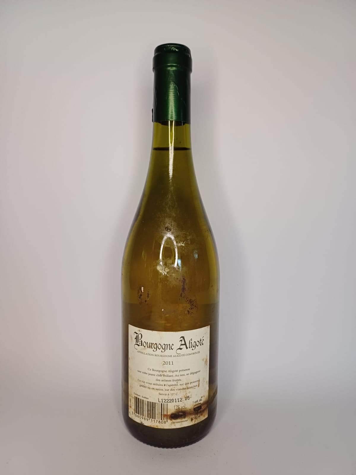Bouteille de vin Bourgogne Aligoté 2011 – Maison Chausseron Vinaé