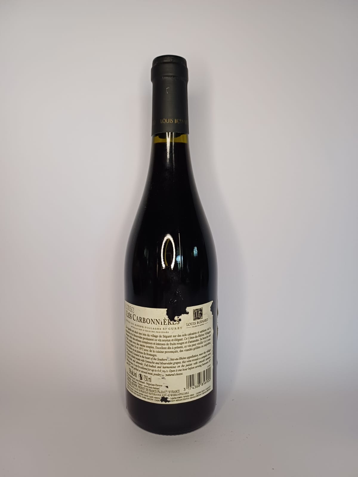 Bouteille de vin Côtes-du-Rhône Villages 2011 – Louis Bernard Vinaé
