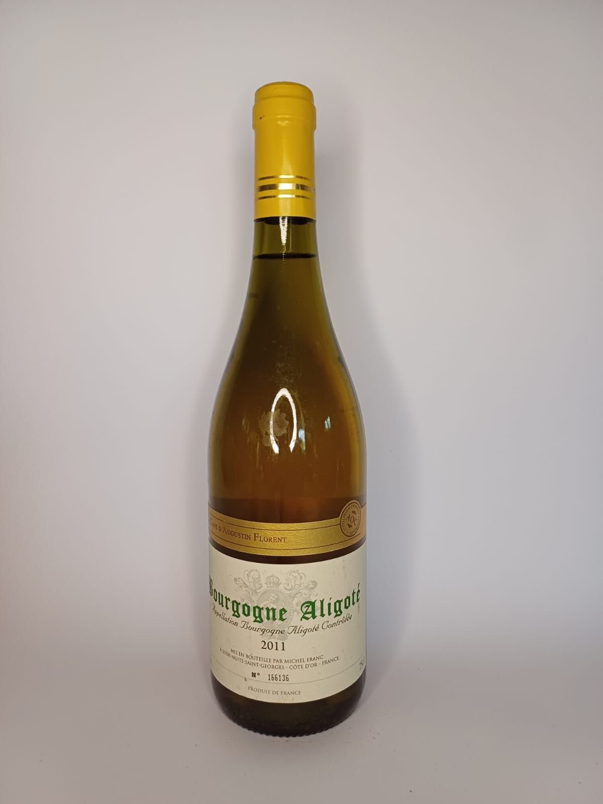 Bouteille de vin Bourgogne Aligoté 2011 – Michel Franc Vinaé