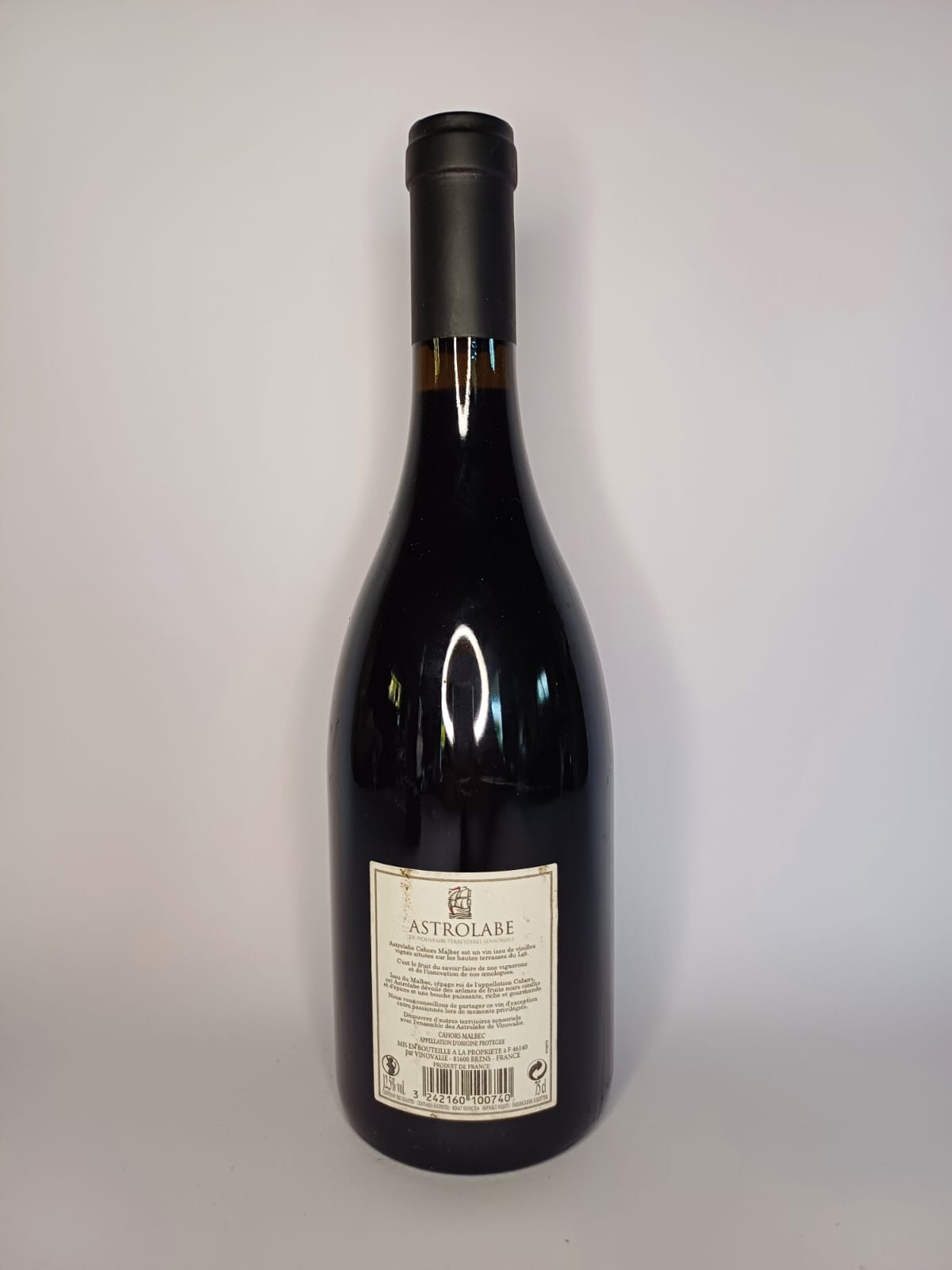 Bouteille de vin Cahors 2013 – Astrolabe Vinaé