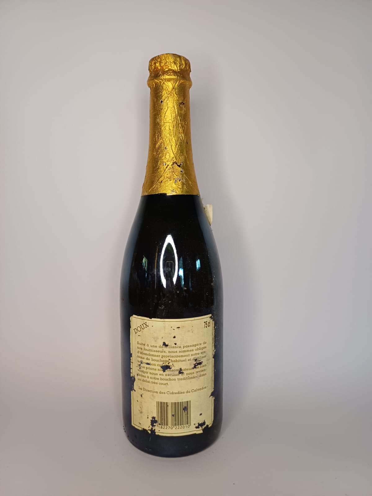 Bouteille de Cidre doux Vintage – Ecusson Vinaé