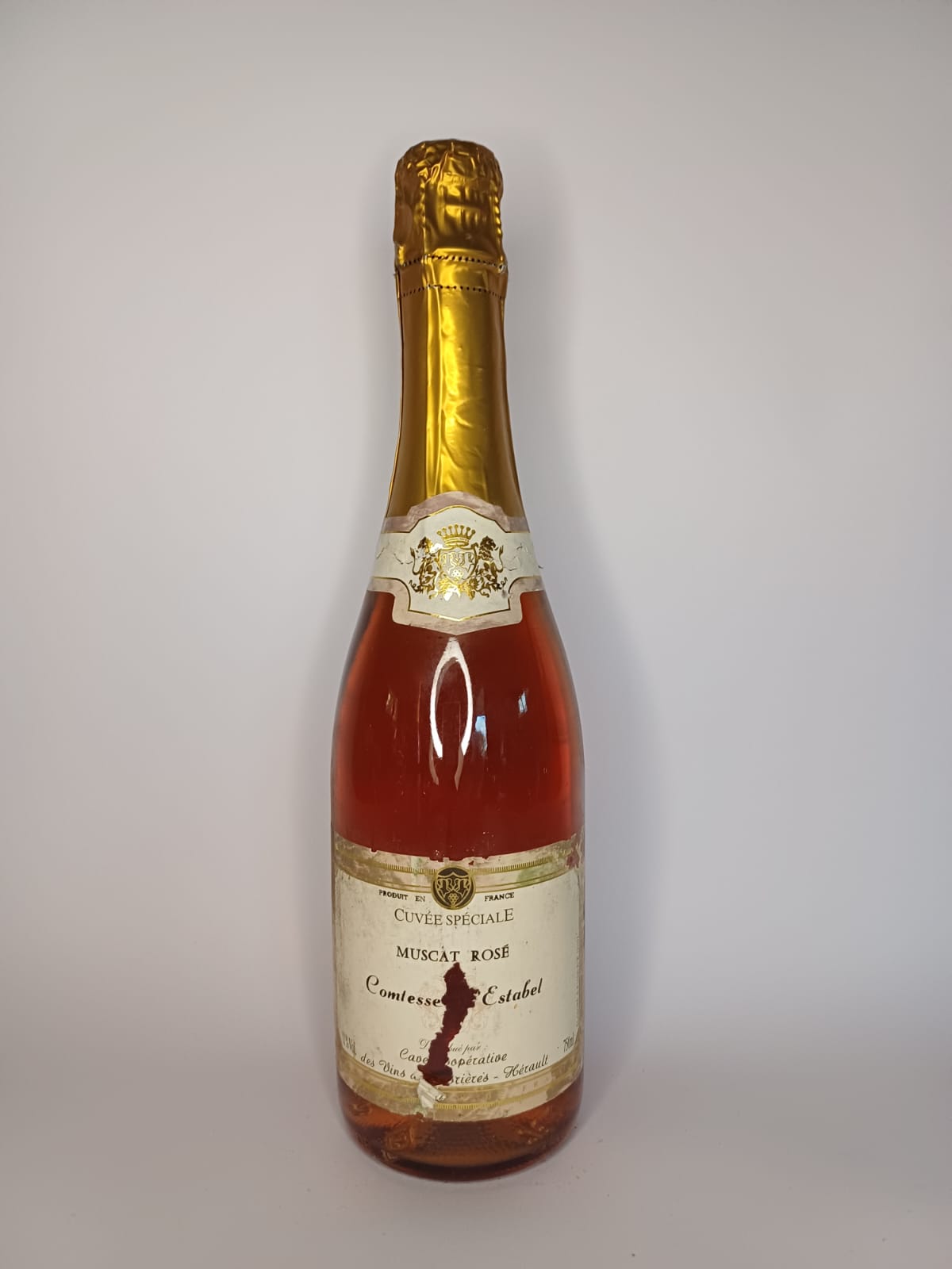Bouteille de Muscat rosé Vintage – Comtesse d'Estabel Vinaé