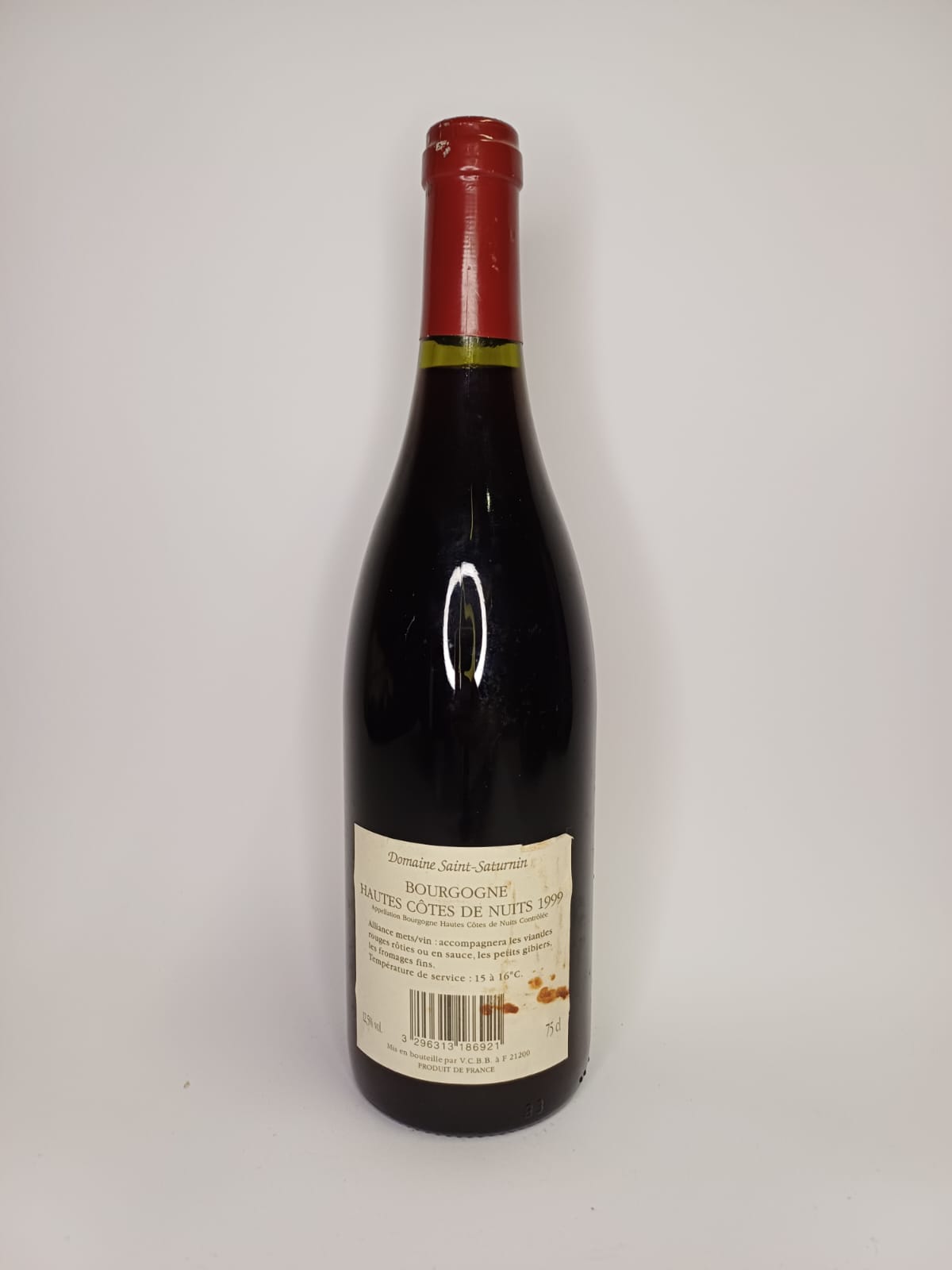 Bouteille de vin Bourgogne Hautes Côtes de Nuits 1999 – Domaine Saint-Saturnin Vinaé