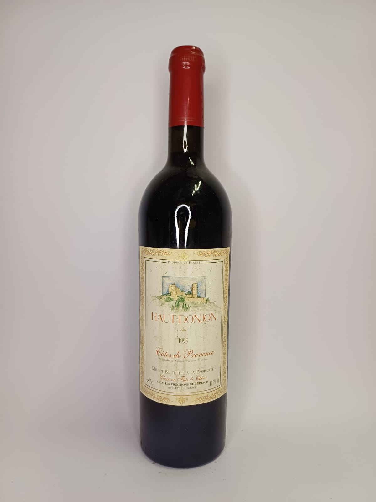 Bouteille de vin Côtes de Provence 1999 – Domaine Haut-Donjon Vinaé