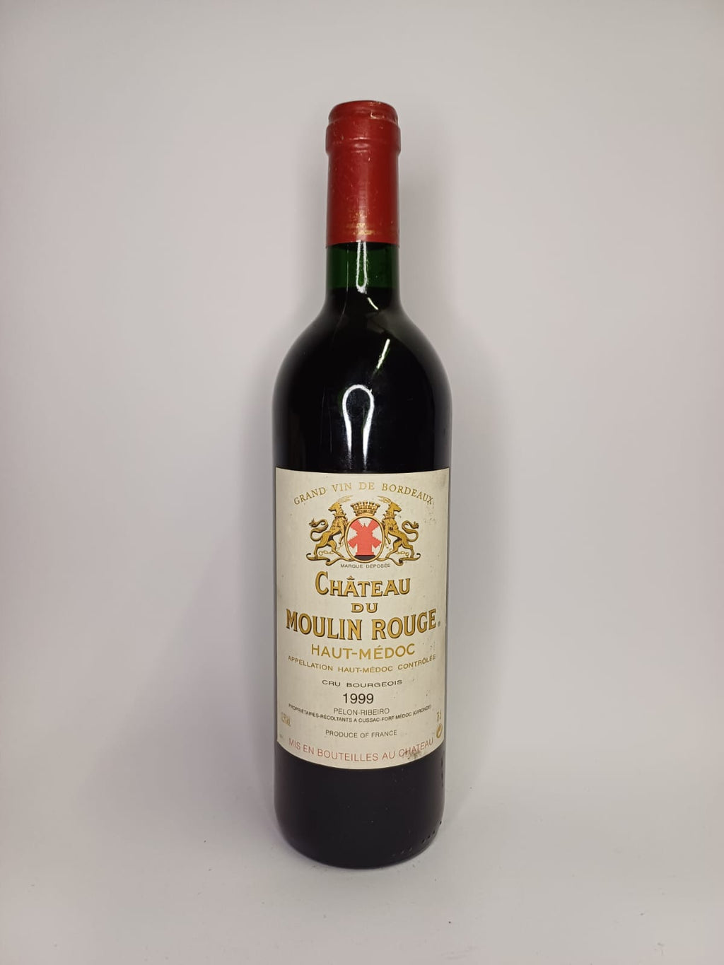 Bouteille de vin Haut-Médoc 1999 – Château du Moulin Rouge Vinaé