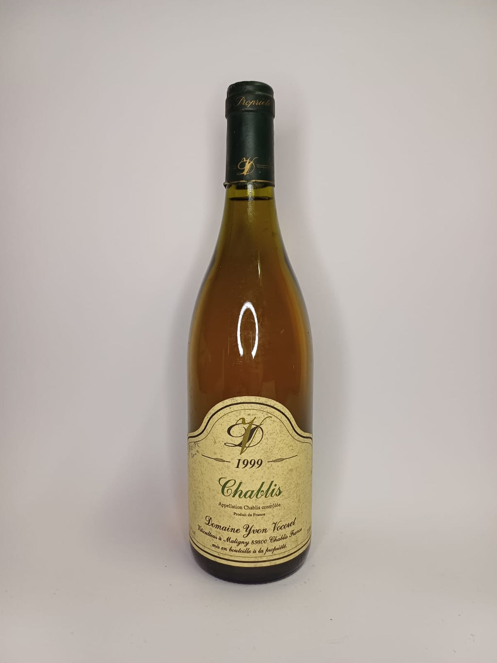 Bouteille de vin Chablis 1999 – Domaine Yvon Vocoret Vinaé