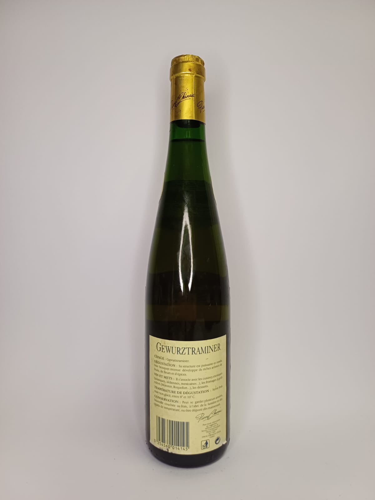 Bouteille de vin Alsace 1999 – Pierre Chamau Vinaé
