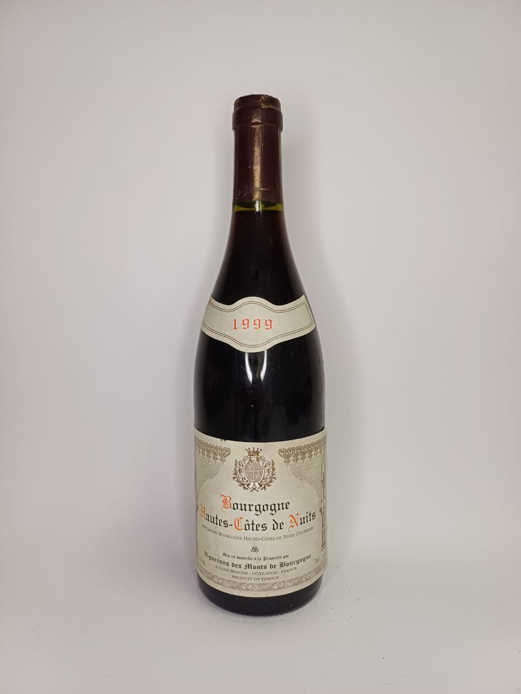 Bouteille de vin Bourgogne Hautes Côtes de Nuits 1999 – Vignerons des Monts Vinaé