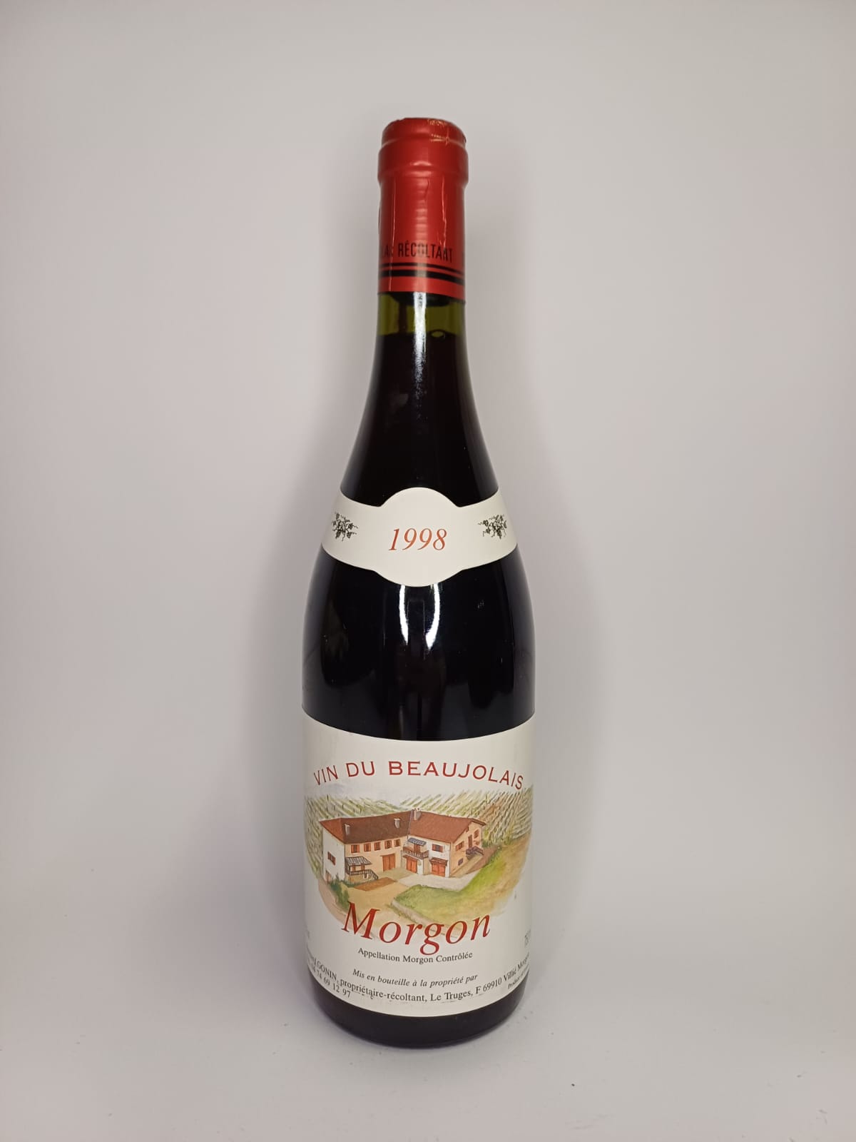 Bouteille de vin Beaujolais 1998 – Gonin Vinaé