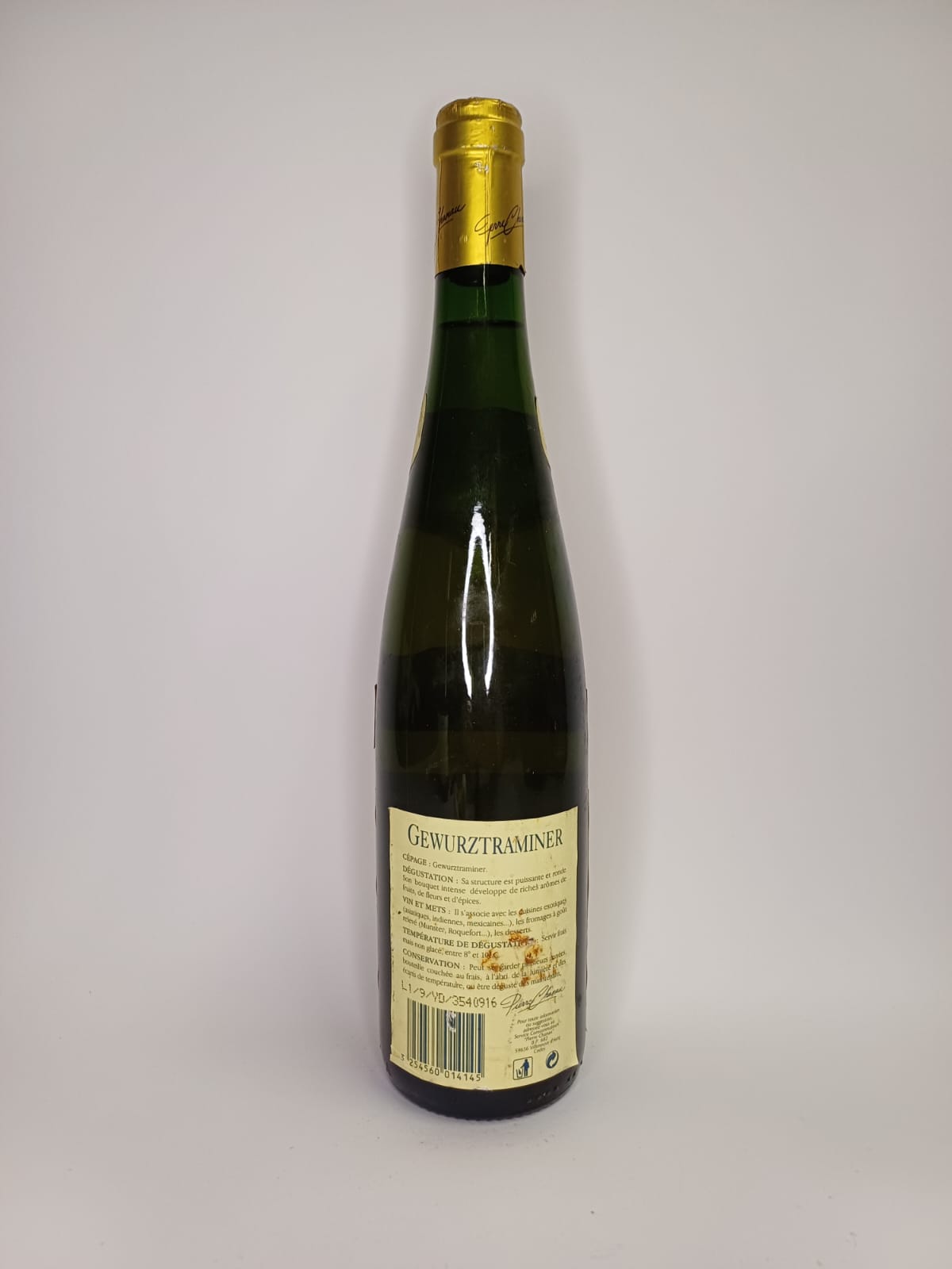 Bouteille de vin Alsace 1998 – Pierre Chamau Vinaé