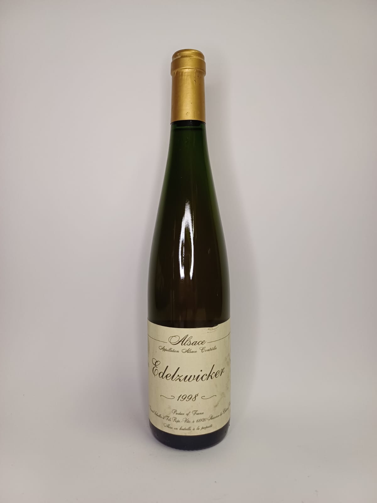 Bouteille de vin Alsace 1998 – Gérard Schueller et Fils Vinaé