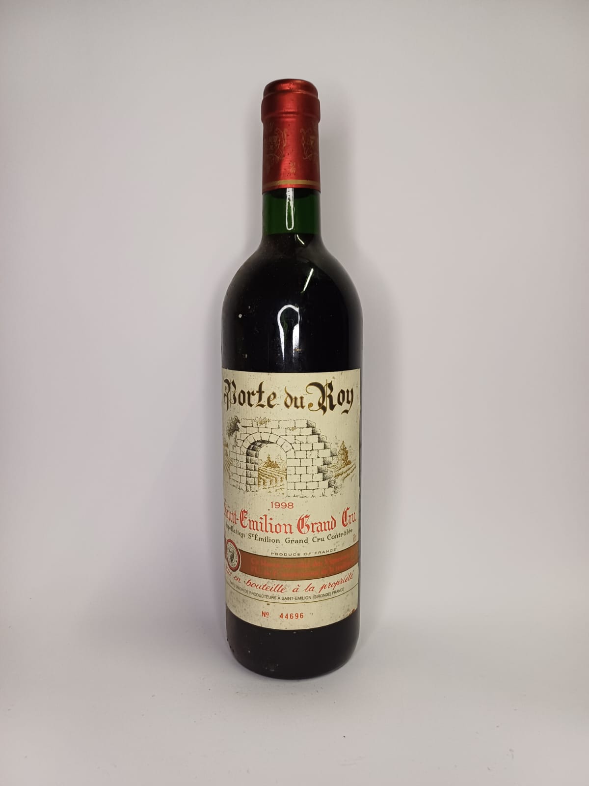Bouteille de vin Saint-Émilion Grand Cru 1998 – Porte du Roy Vinaé