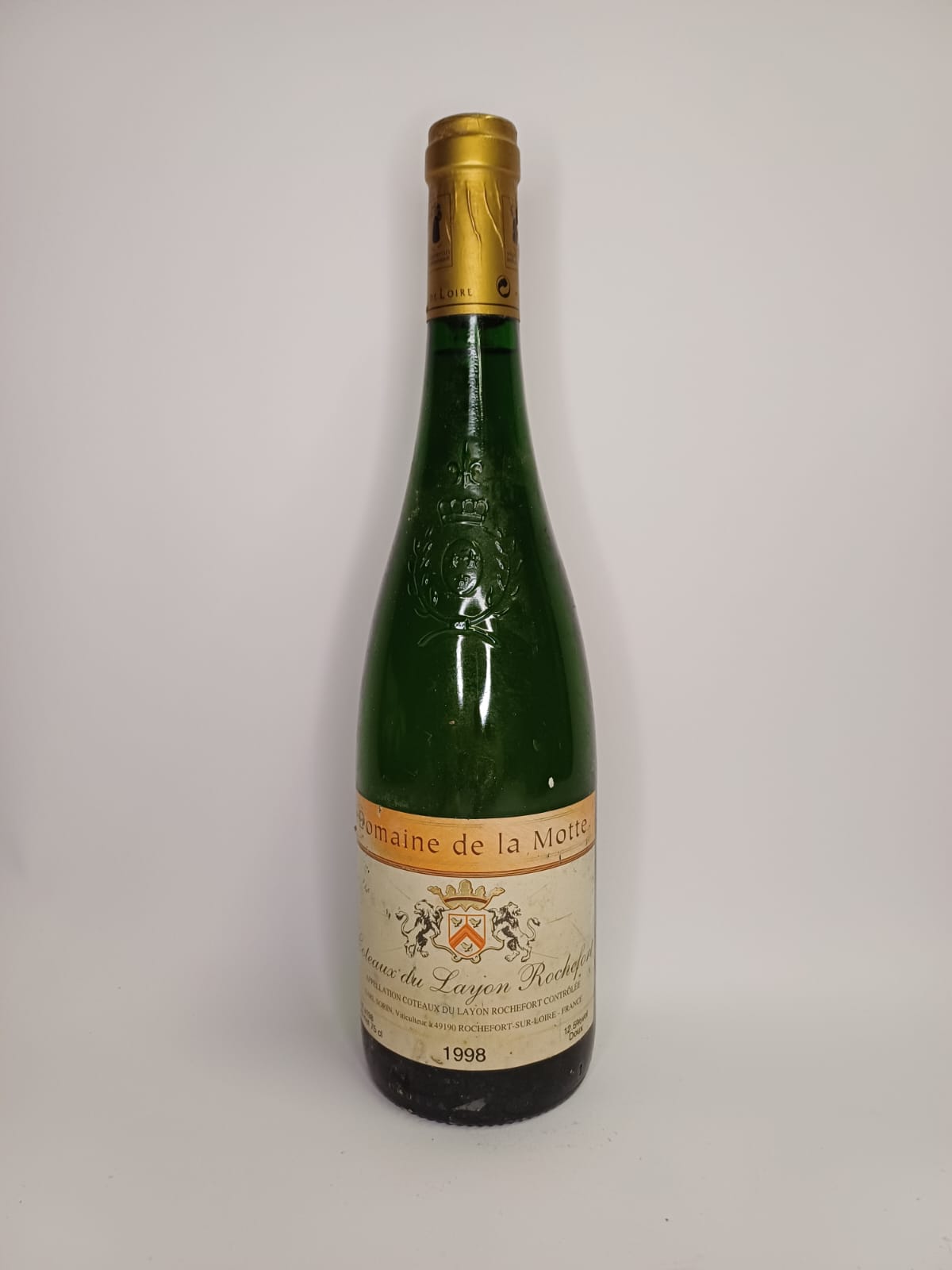 Bouteille de vin Coteaux du Layon 1998 – Domaine de la Motte Vinaé