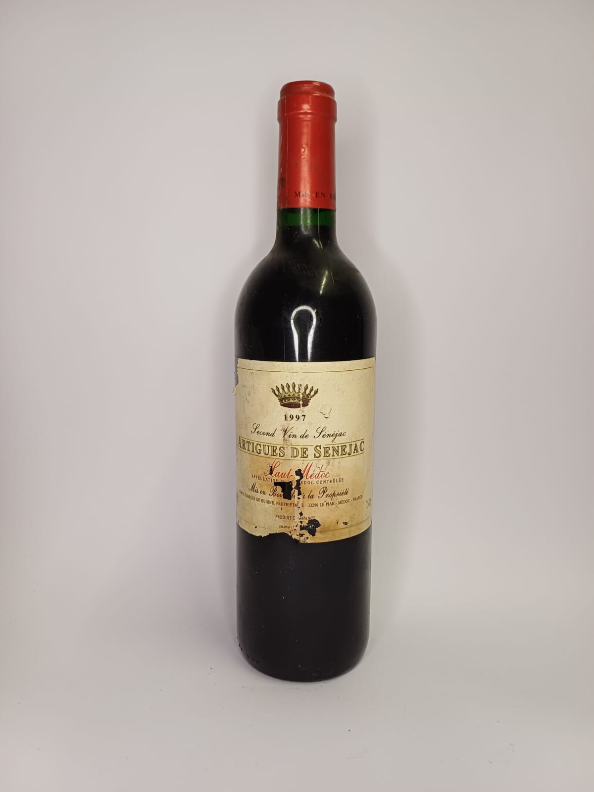 Bouteille de vin Haut-Médoc 1997 – Sénéjac Vinaé