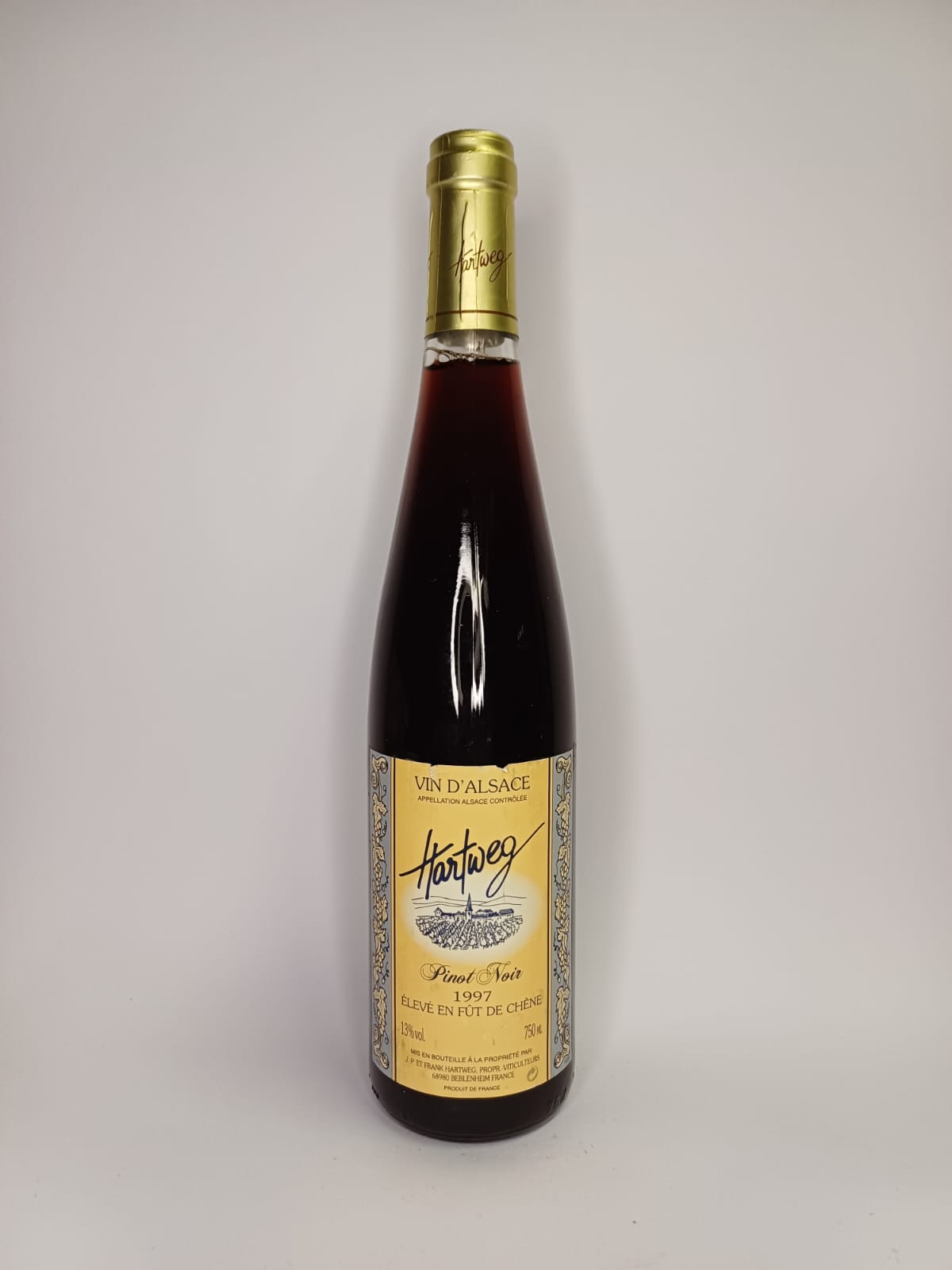 Bouteille de vin Alsace 1997 – Franck Hartweg Vinaé