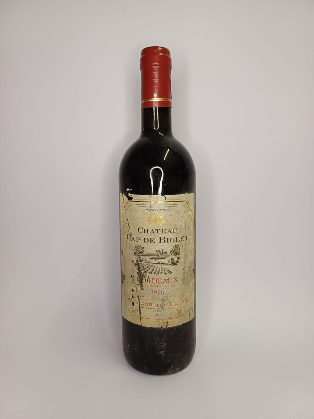 Bouteille de vin Bordeaux 1996 – Château Cap de Biolet Vinaé