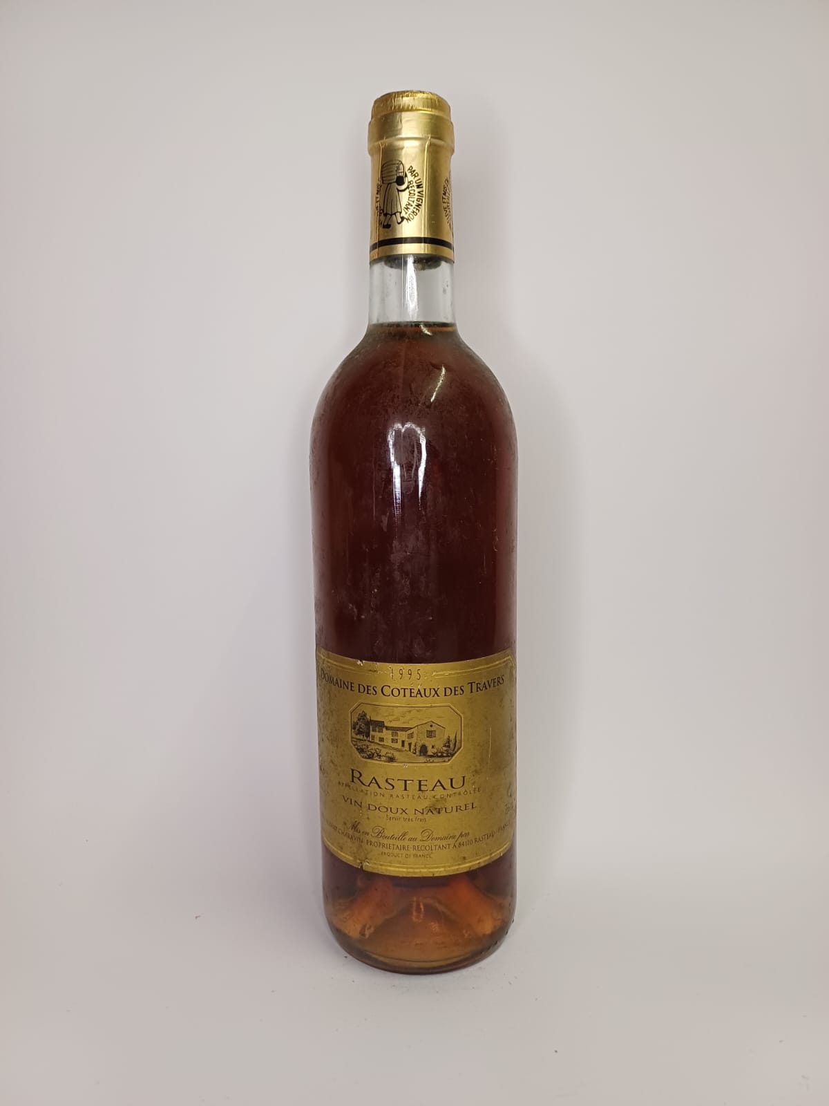 Bouteille de vin Rasteau 1995 – Domaine des Coteaux des Travers Vinaé