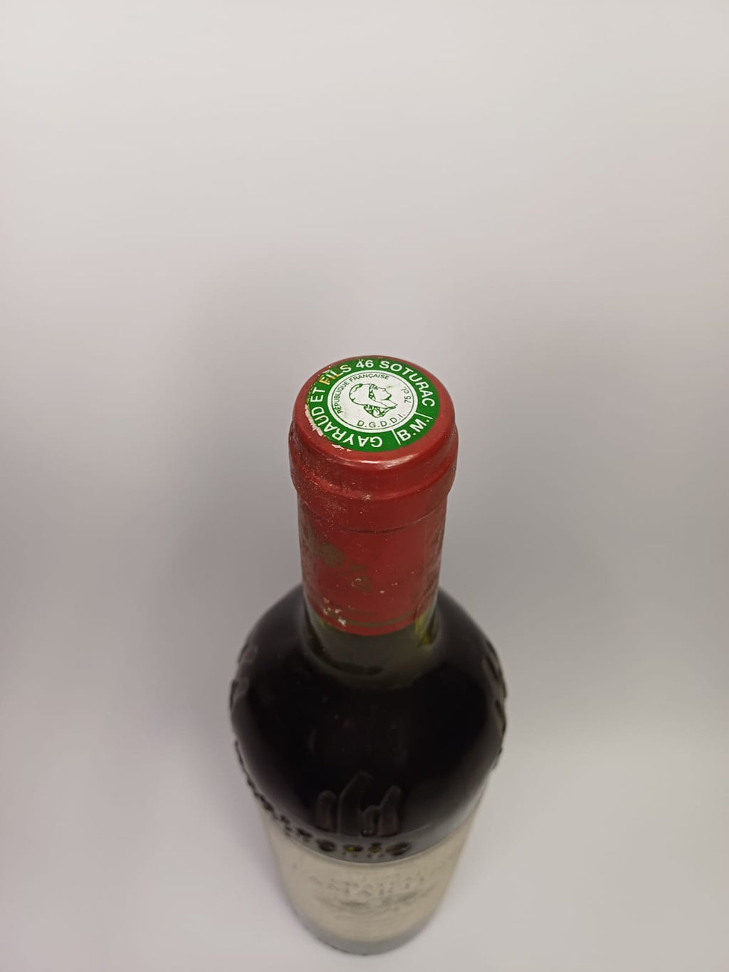 Bouteille de vin Cahors 1993 – Château Lamartine Vinaé