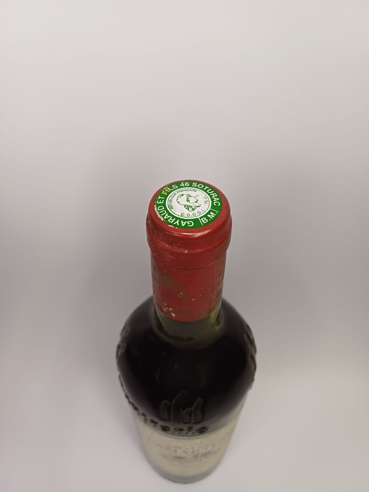 Bouteille de vin Cahors 1993 – Château Lamartine Vinaé