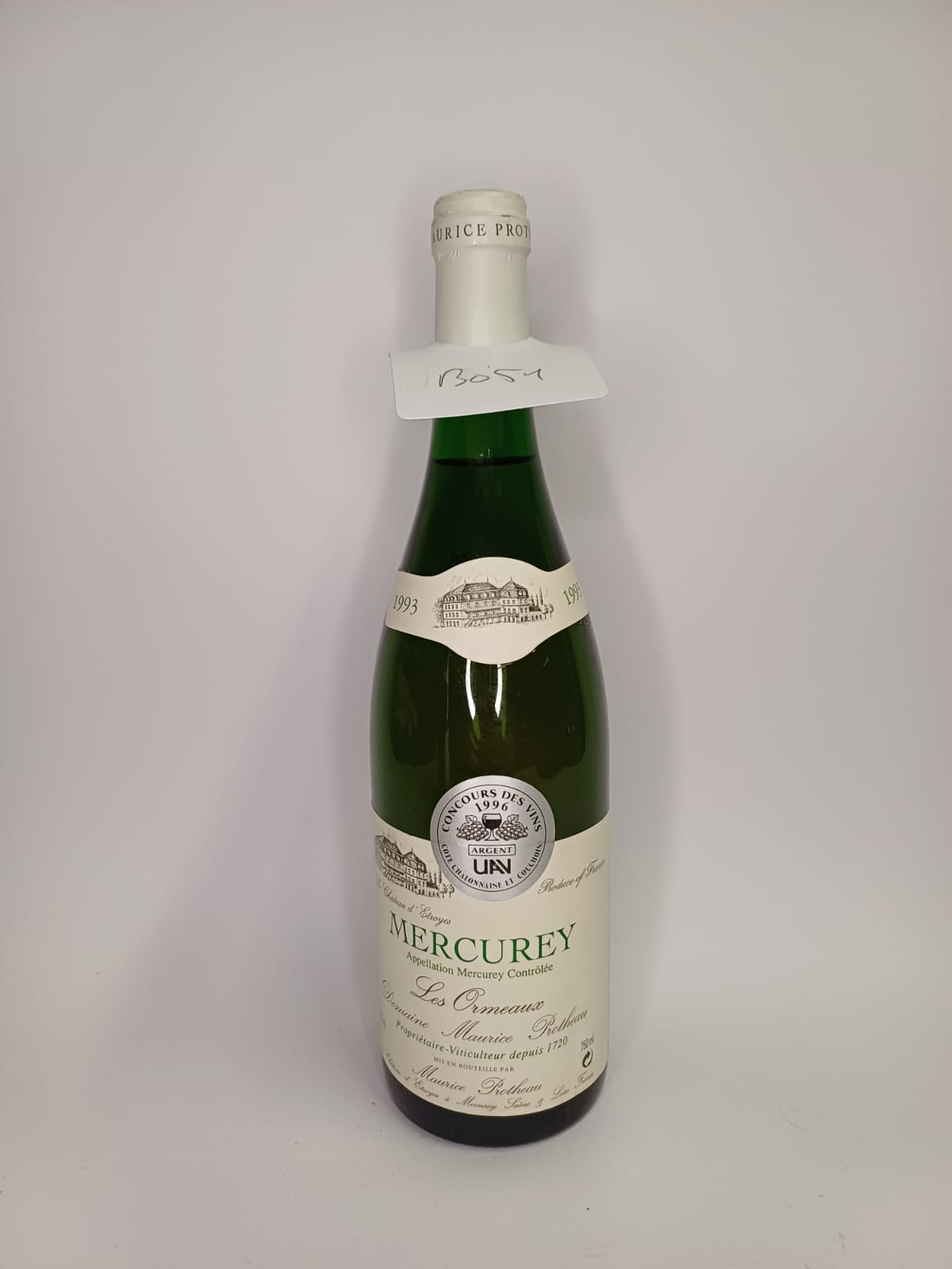 Bouteille de vin Mercurey 1993 – Domaine Maurice Protheau Vinaé